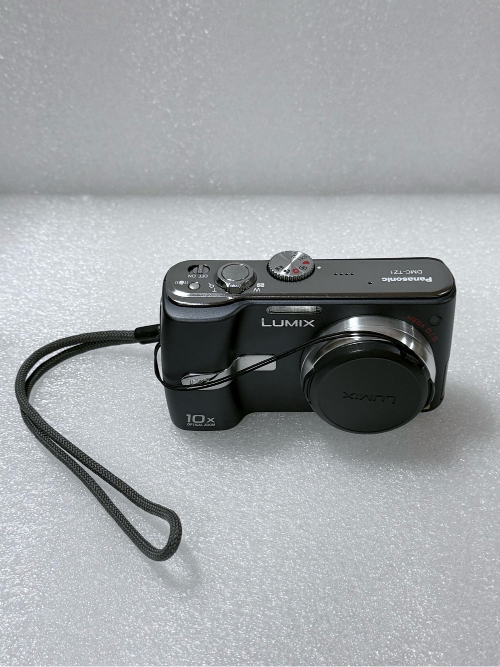 Panasonic Lumix DMC-TZ1 is a 5-megapixel compact digital camera featuring a 10x